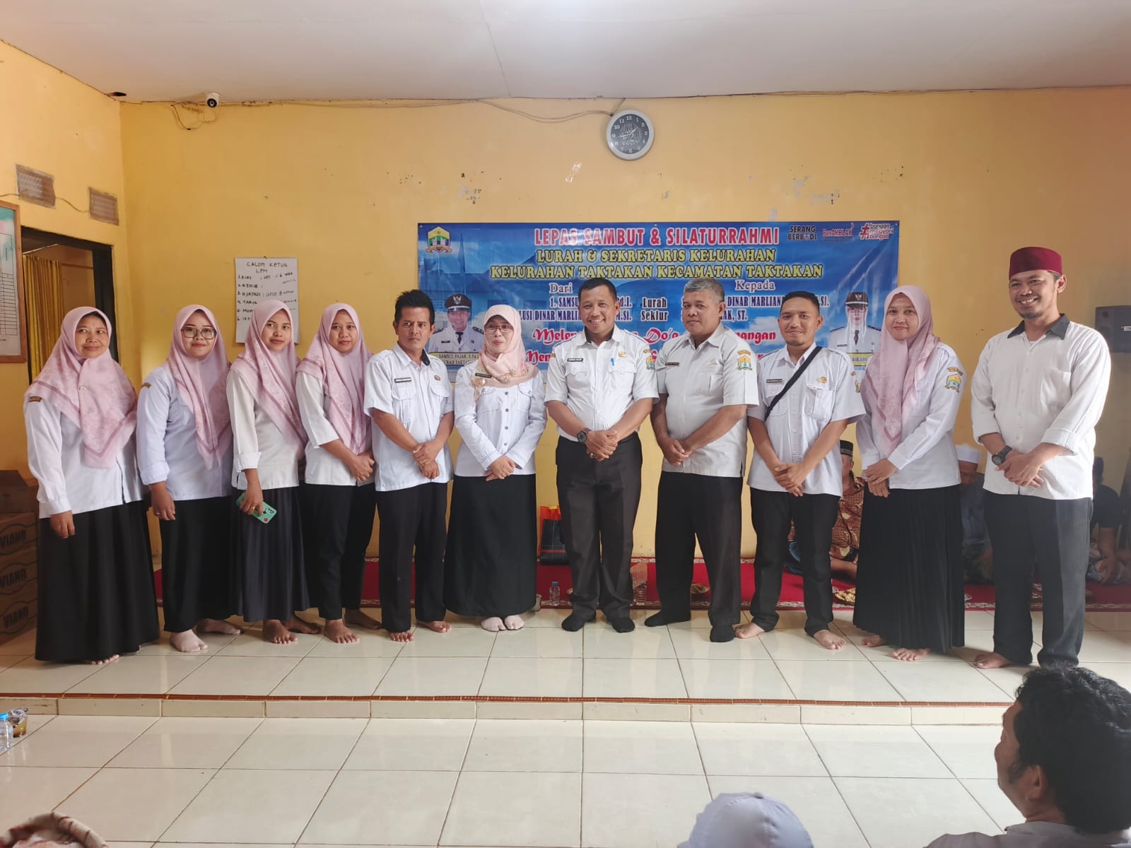 LEPAS SAMBUT LURAH TAKTAKAN, SAMSUL FAJAR PAMIT, RATU LUSI DINAR MARLIANA RESMI JABAT LURAH BARU